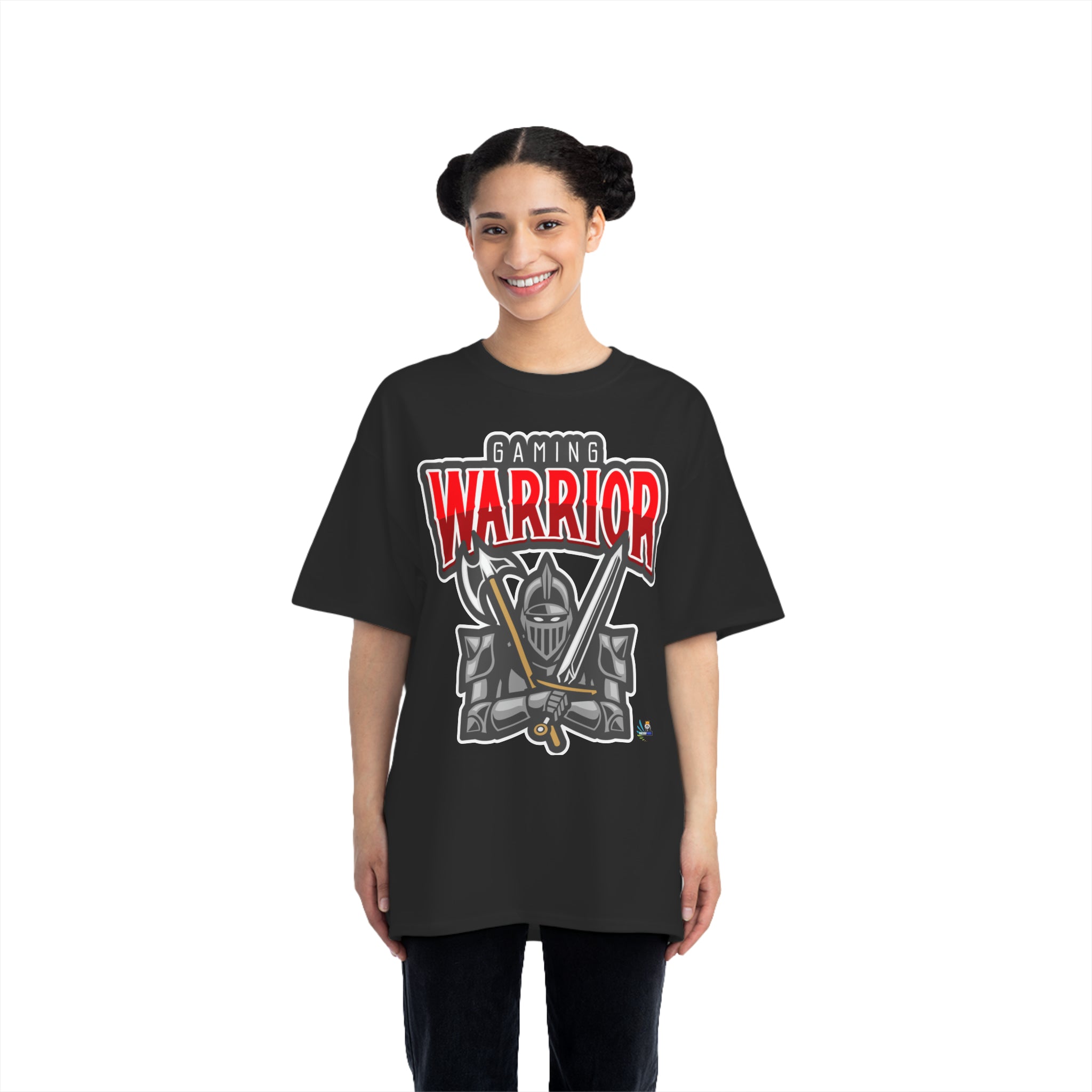 Gaming Warrior Shining Knight Heavyweight Unisex Gaming Tee