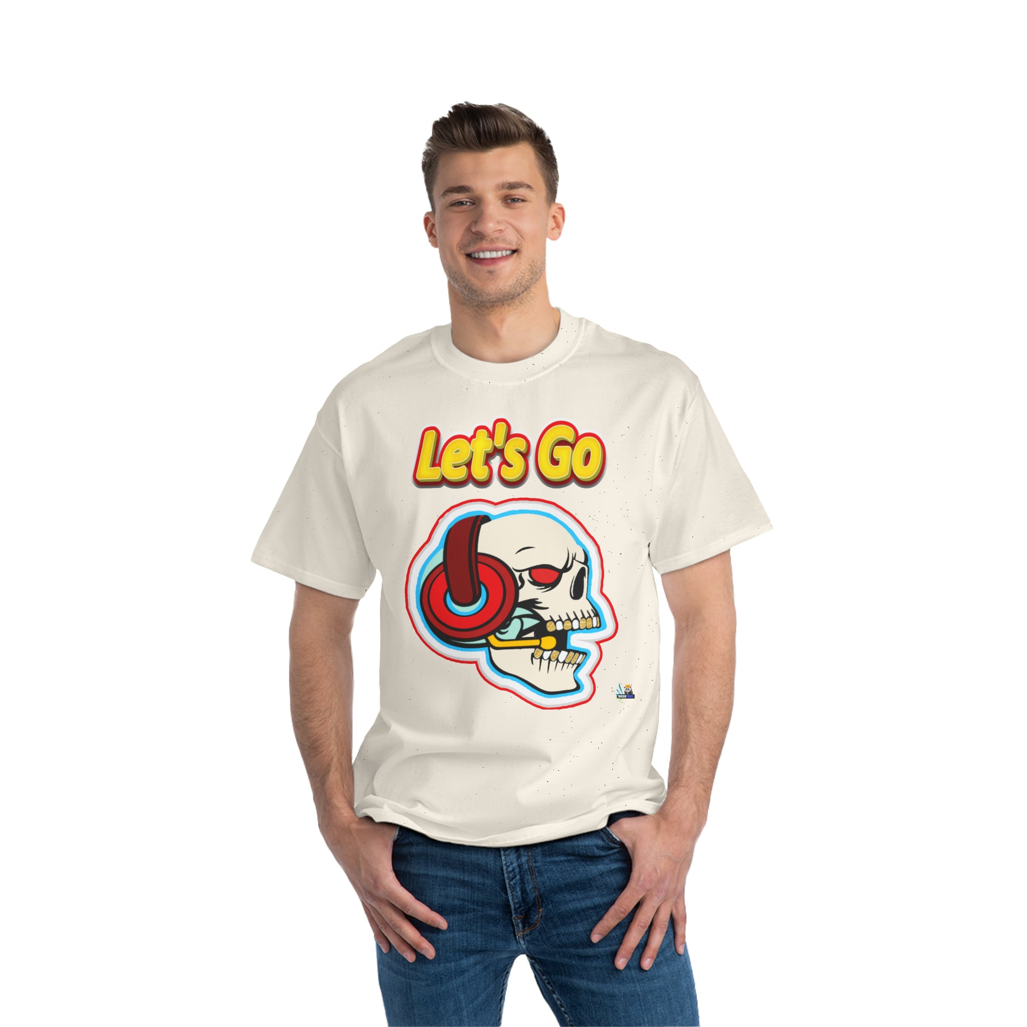 Camiseta de juego unisex de peso pesado Let&