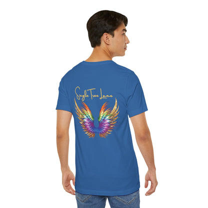 I am Love Angel Wings Short Sleeve Tee