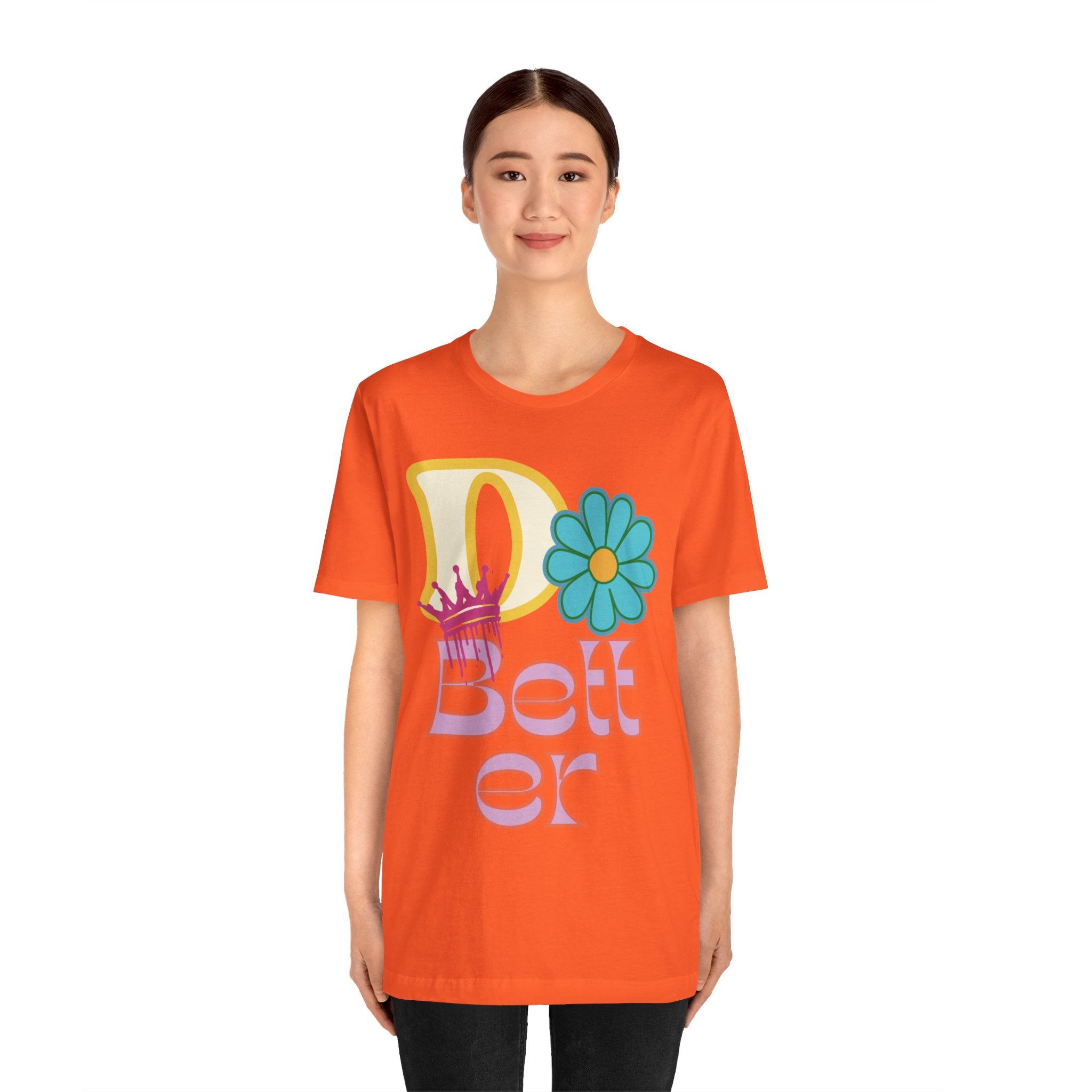 Do Better Hippie Vibe Floral Unisex Short Sleeve Tee