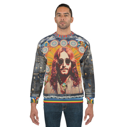 Jesus of Nazareth Retro Woodstock Edition Unisex Sweatshirt (Gold Label)