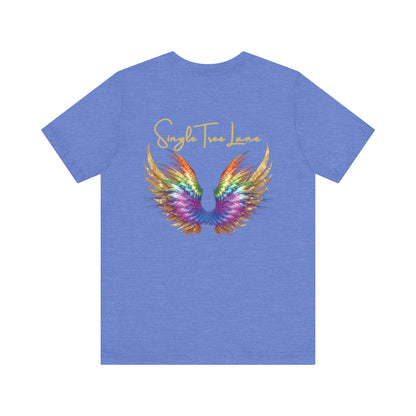 I am Love Angel Wings Short Sleeve Tee