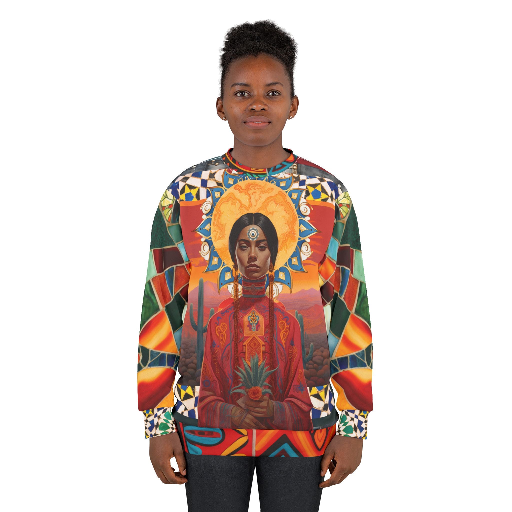 I Call Judgement Mexican Art Unisex Sweatshirt (Gold Label)