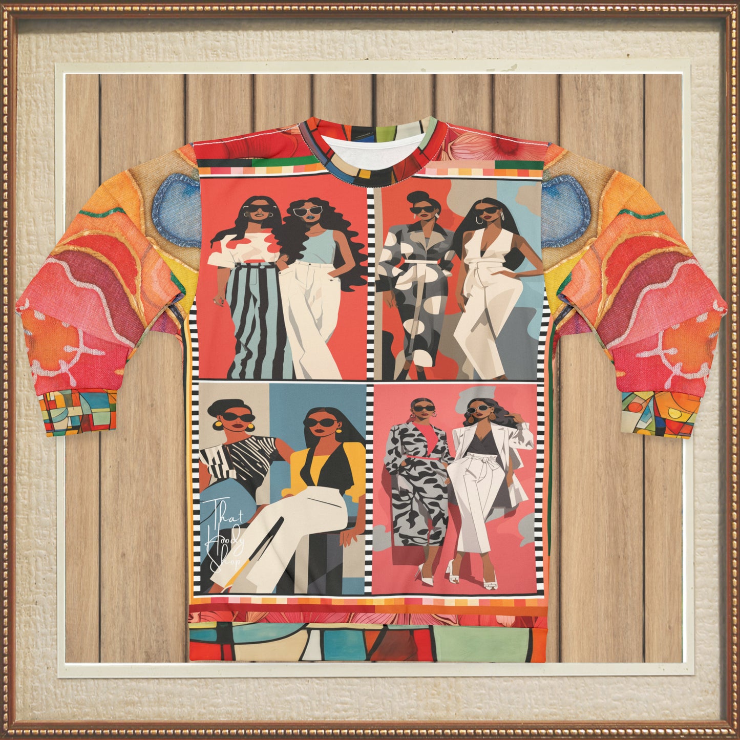 Working Girls - Black Girl Magic Collage Unisex Sweatshirt