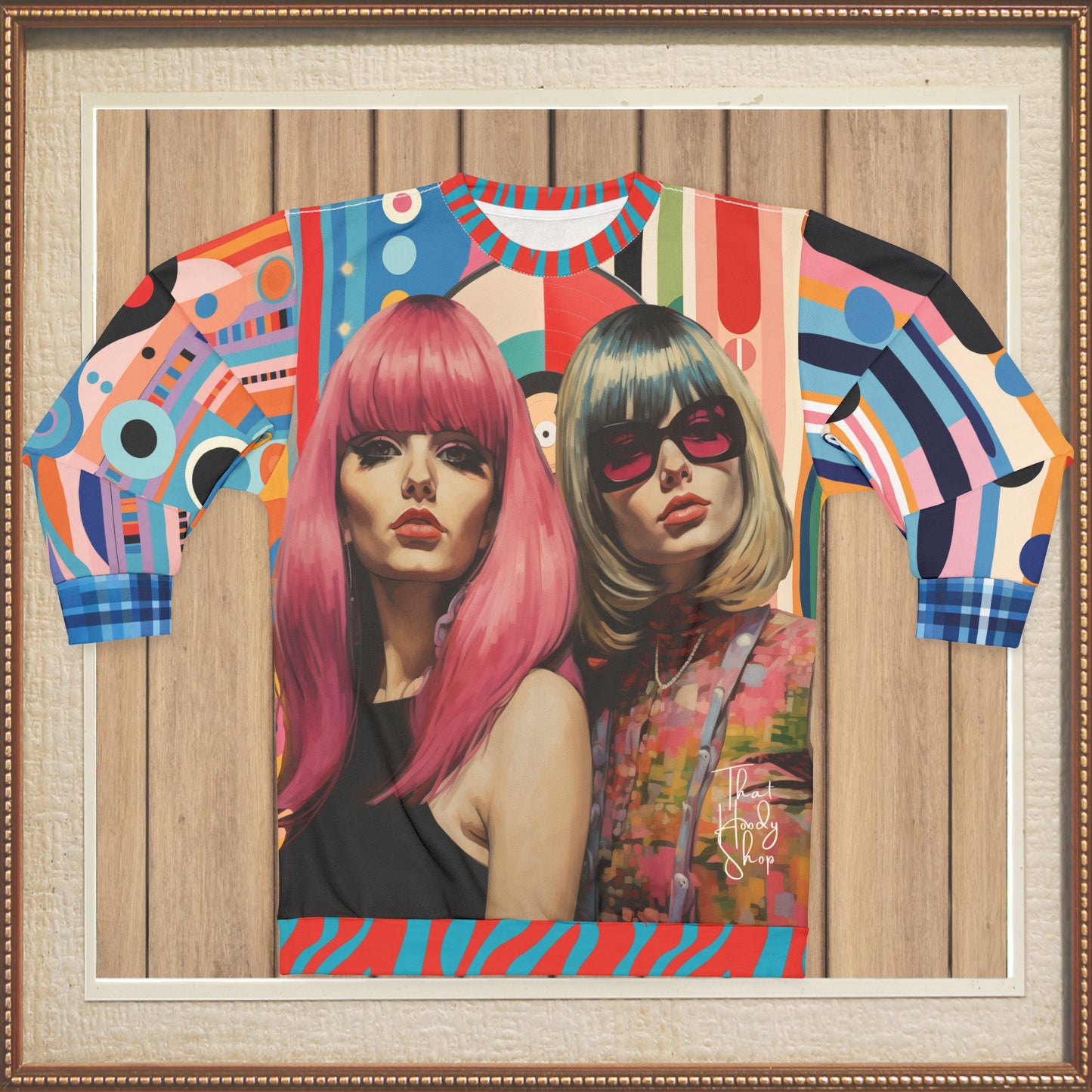 Beatnik Girls - The Pfeiffers Abstract Geo Unisex Sweatshirt