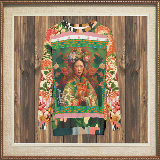 Empress Wu Zetian Asian Floral Unisex Sweatshirt