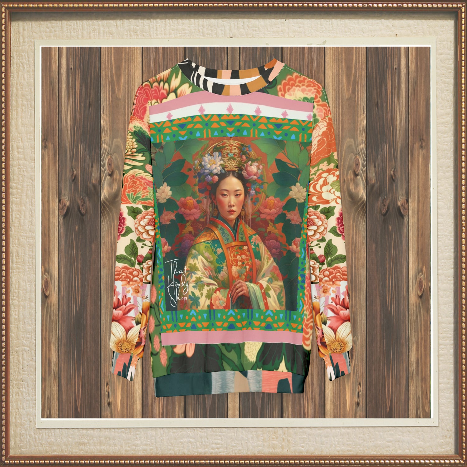 Empress Wu Zetian Asian Floral Unisex Sweatshirt