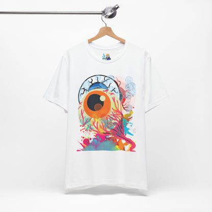 Eyes in Abstract Unisex Short Sleeve Tee