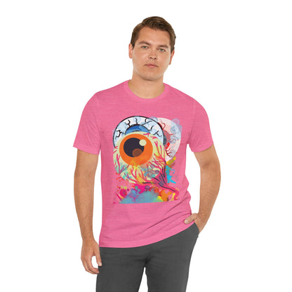 Eyes in Abstract Unisex Short Sleeve Tee