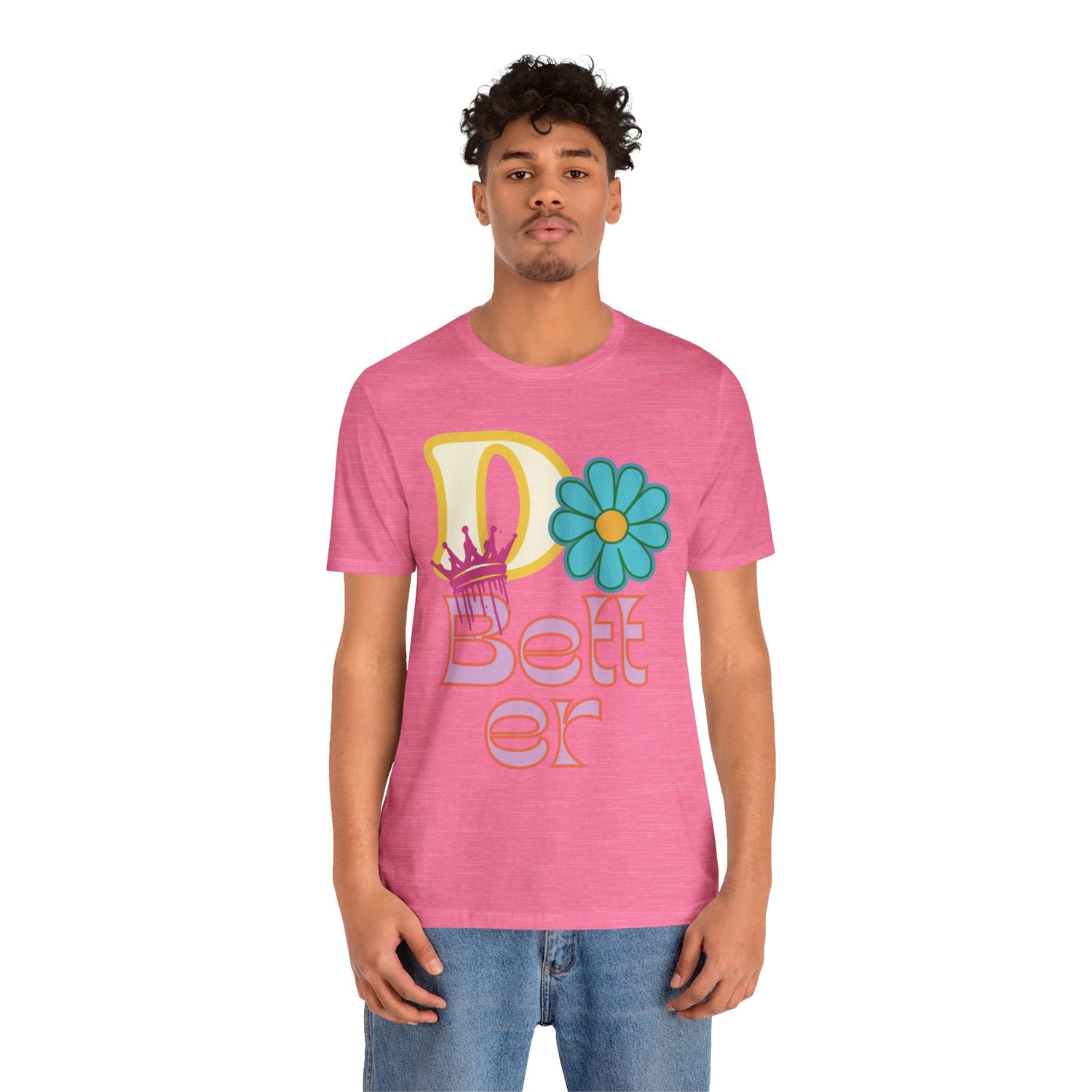 Do Better Hippie Vibe Floral Short Sleeve Tee