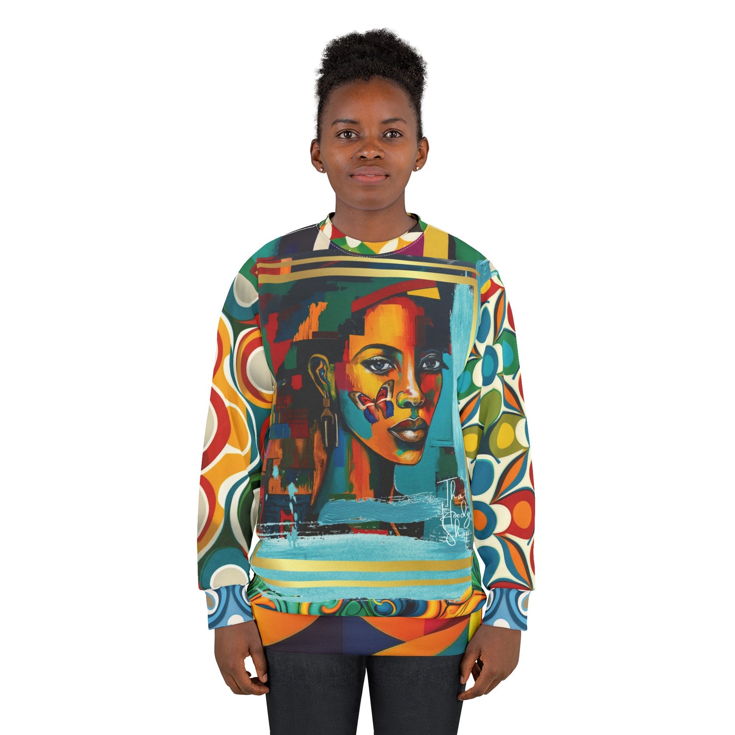 Miss Brooklyn Graffiti Art Unisex Sweatshirt (Gold Label)