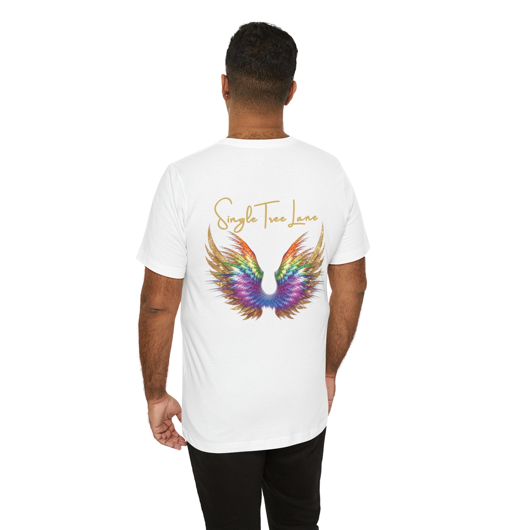 I am Love Angel Wings Short Sleeve Tee