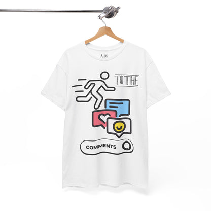 Straight to the Comments Heavyweight Unisex Tee