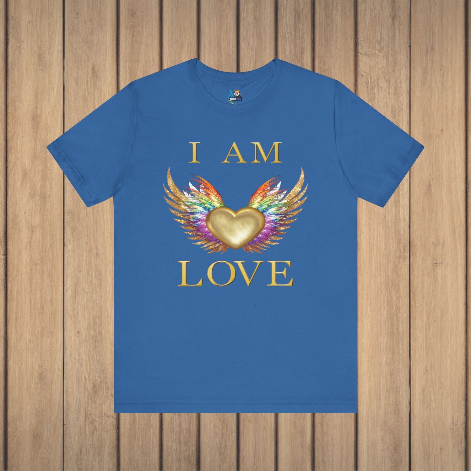 I am Love Angel Wings Short Sleeve Tee