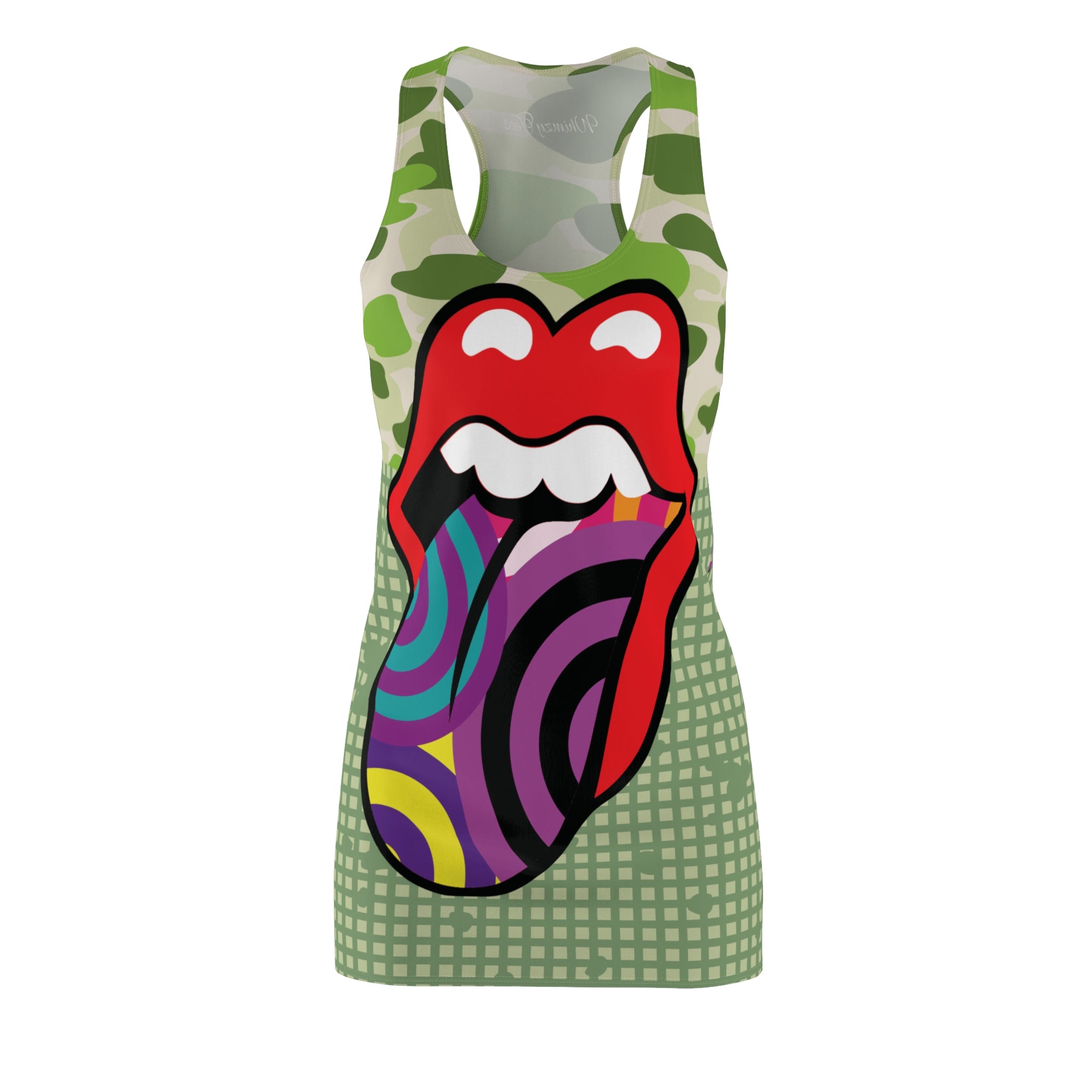 Funhouse Swirl Racerback Dress