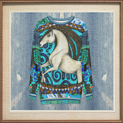 Sudadera unisex Lance Horsey Pop Art