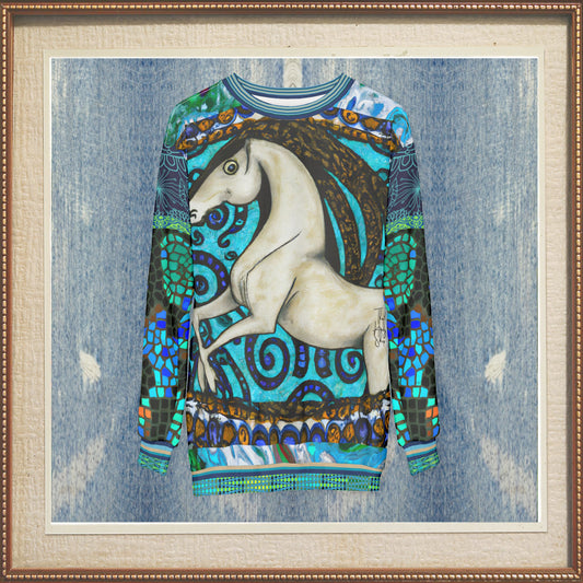 Lance Horsey Pop Art Unisex Sweatshirt (Gold Label)