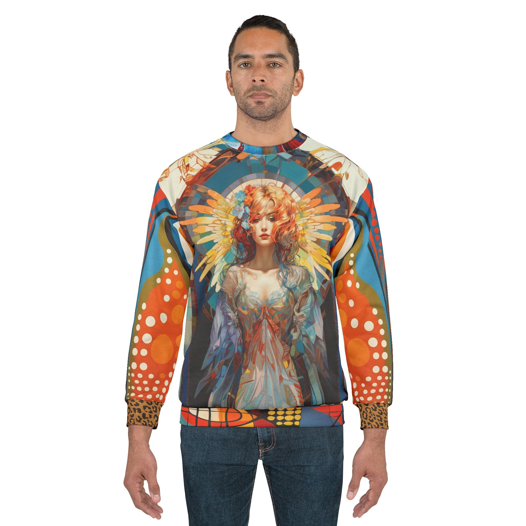 Art Deco Angel Unisex Sweatshirt (Gold Label)