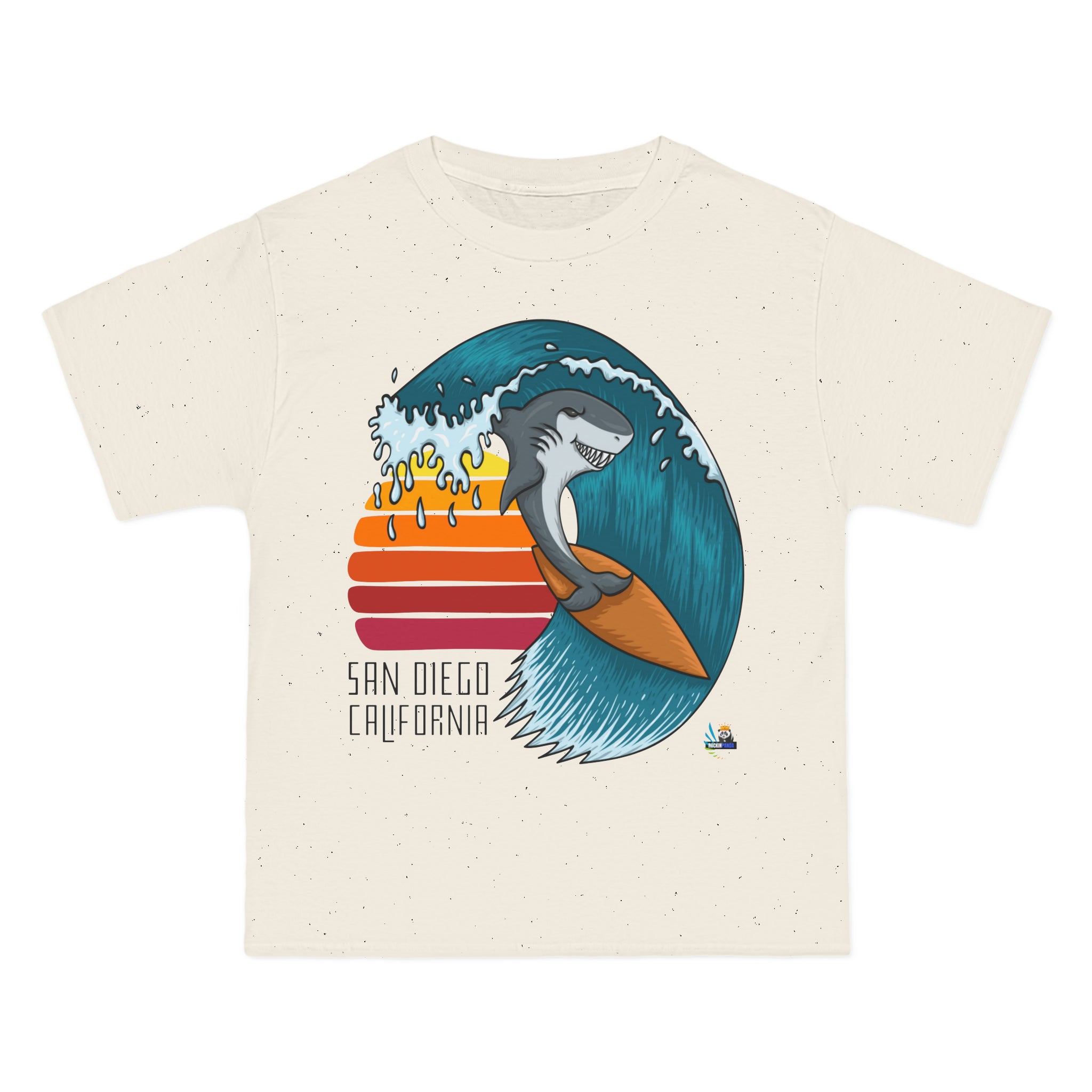 Camiseta de peso pesado Surf San Diego