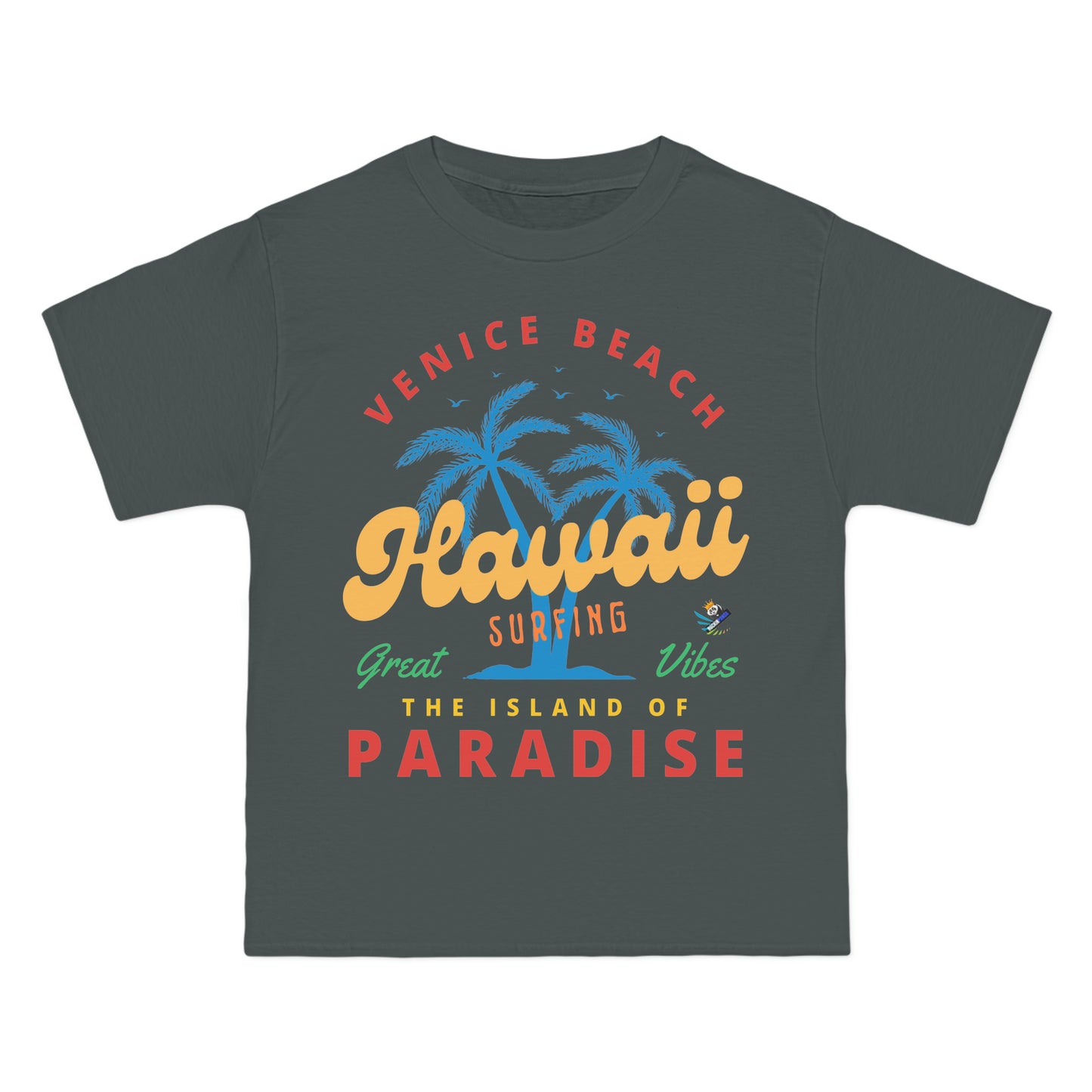Waikiki Hawaii Surfing Heavyweight Tee