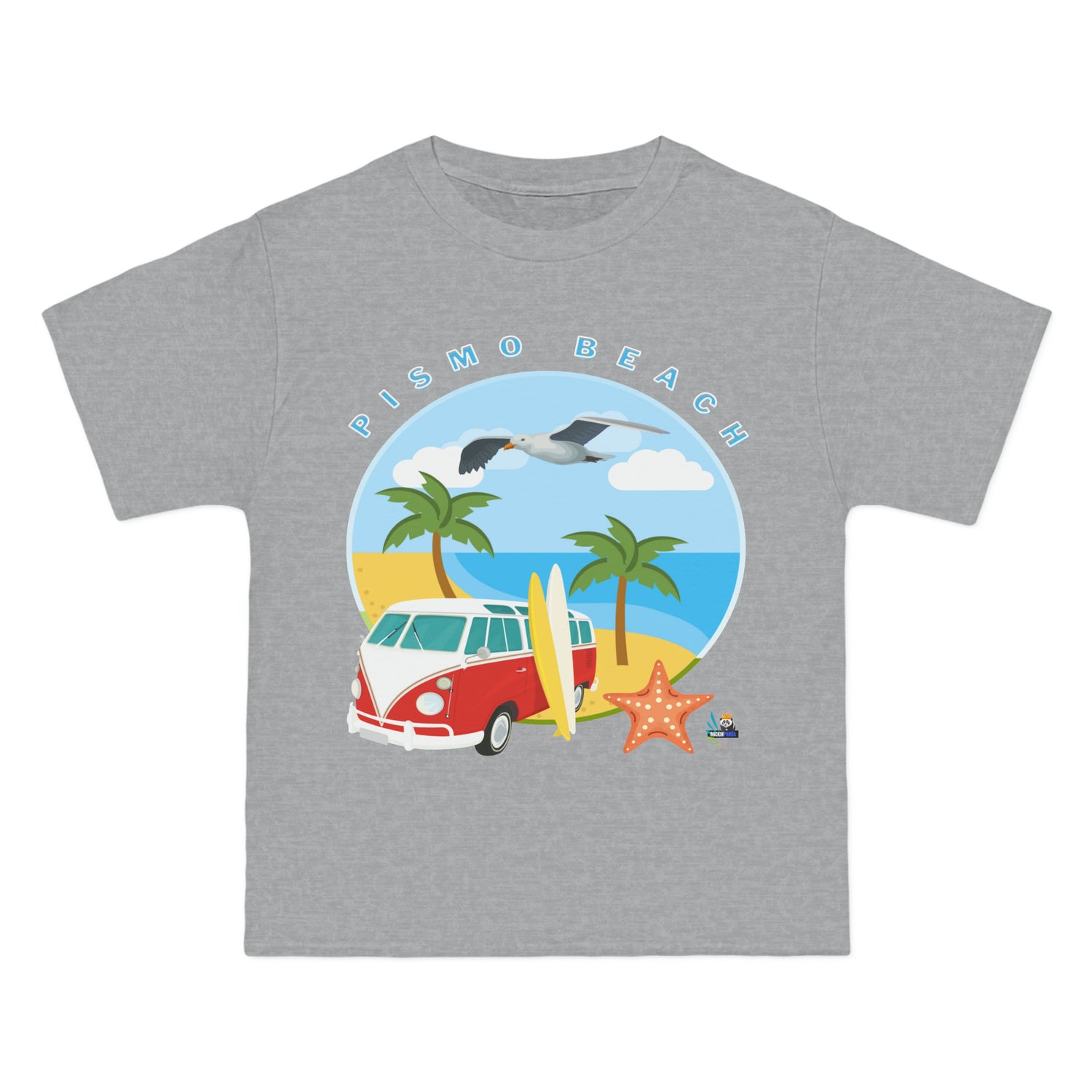 Surf Pismo Beach California Unisex Heavyweight Tee