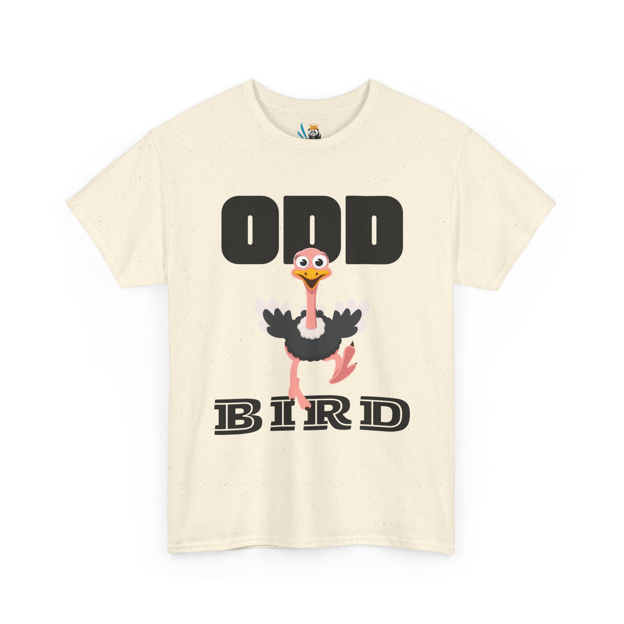 Plain Odd Bird Ostrich Heavyweight Unisex Tee