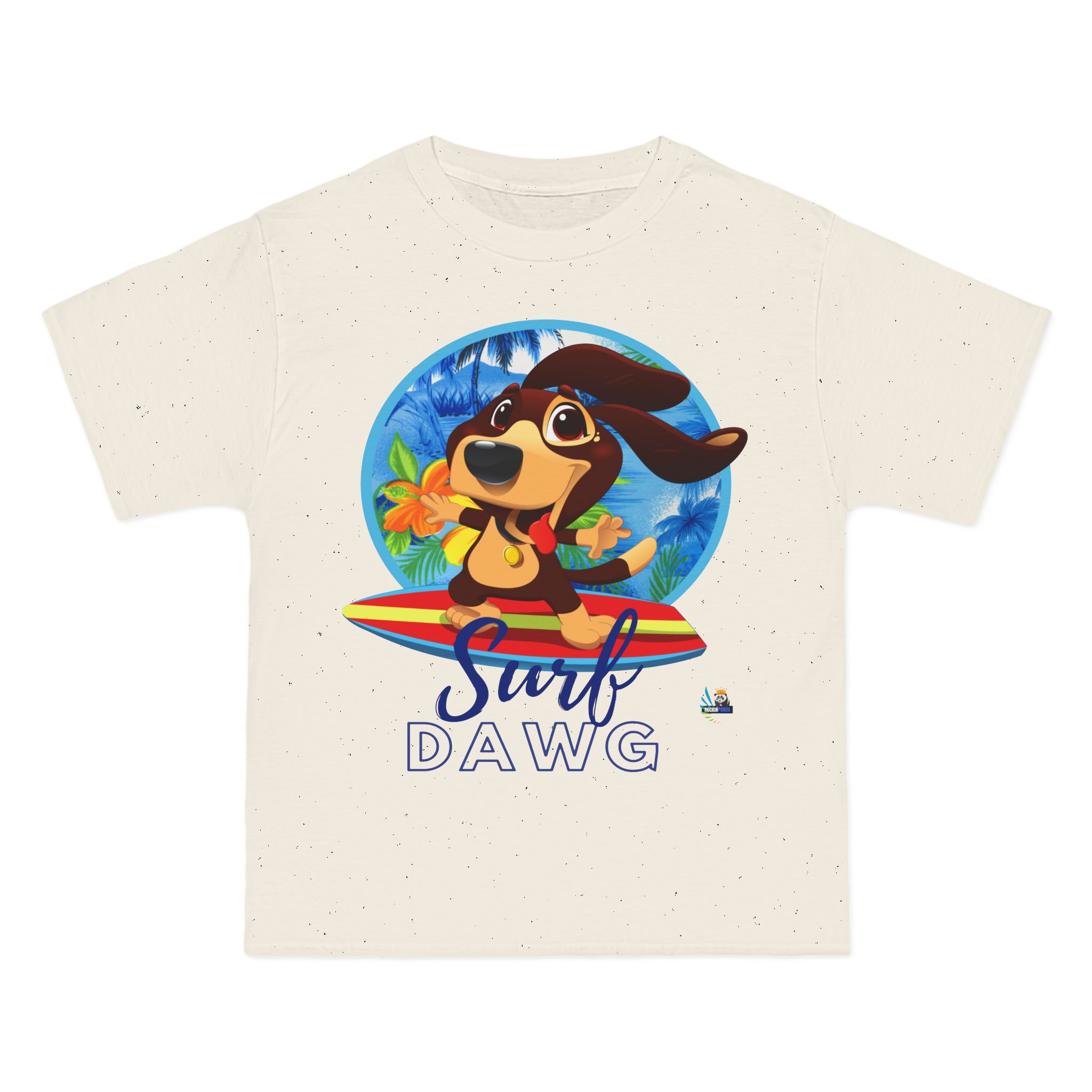 Camiseta pesada estilo hawaiano Surf Dawg