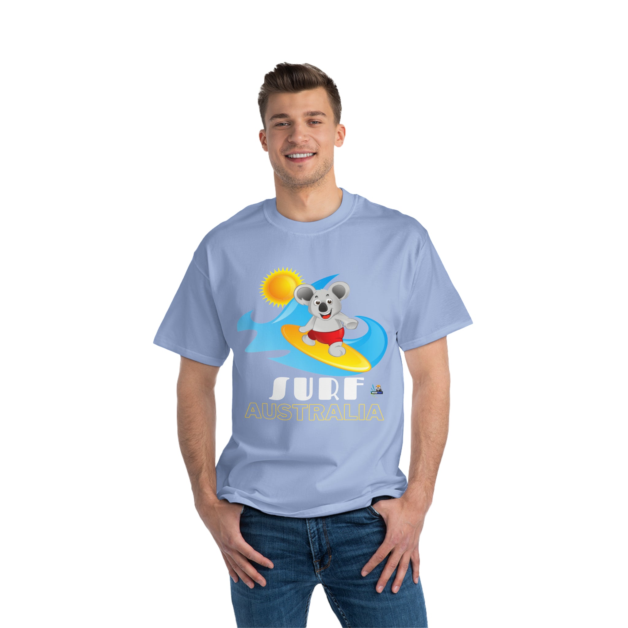 Camiseta de peso pesado con oso Koala de Surf Australia