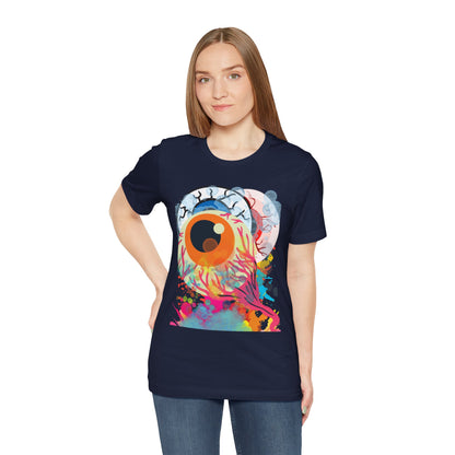 Eyes in Abstract Unisex Short Sleeve Tee