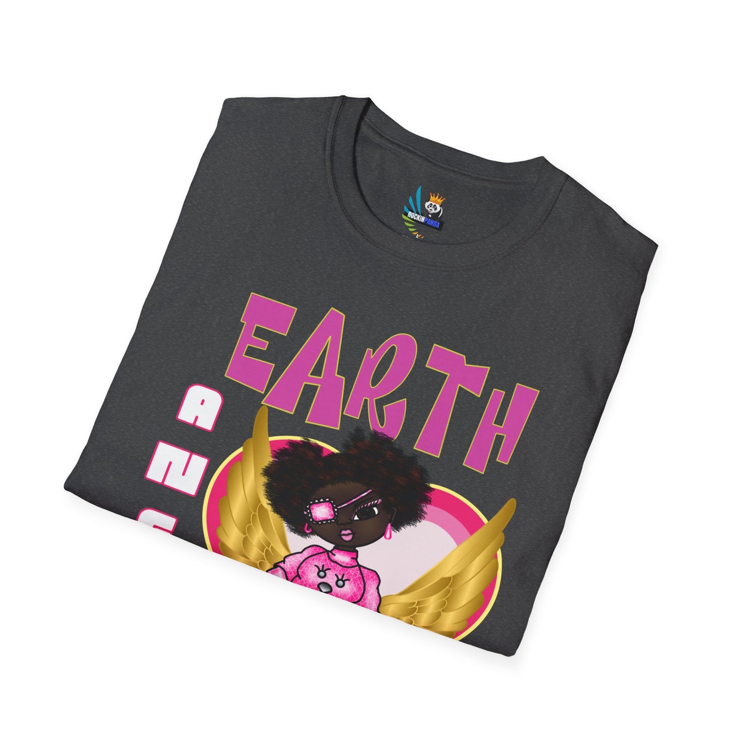 Earth Angel Natural Hair Edition Unisex Softstyle T-Shirt