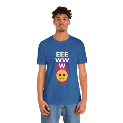 Eeewww Yuck Face Emoji Unisex Short Sleeve Tee