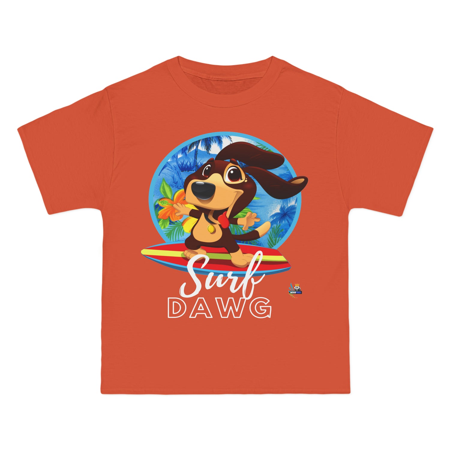 Surf Dawg Hawaiian-Style Unisex Heavyweight Tee