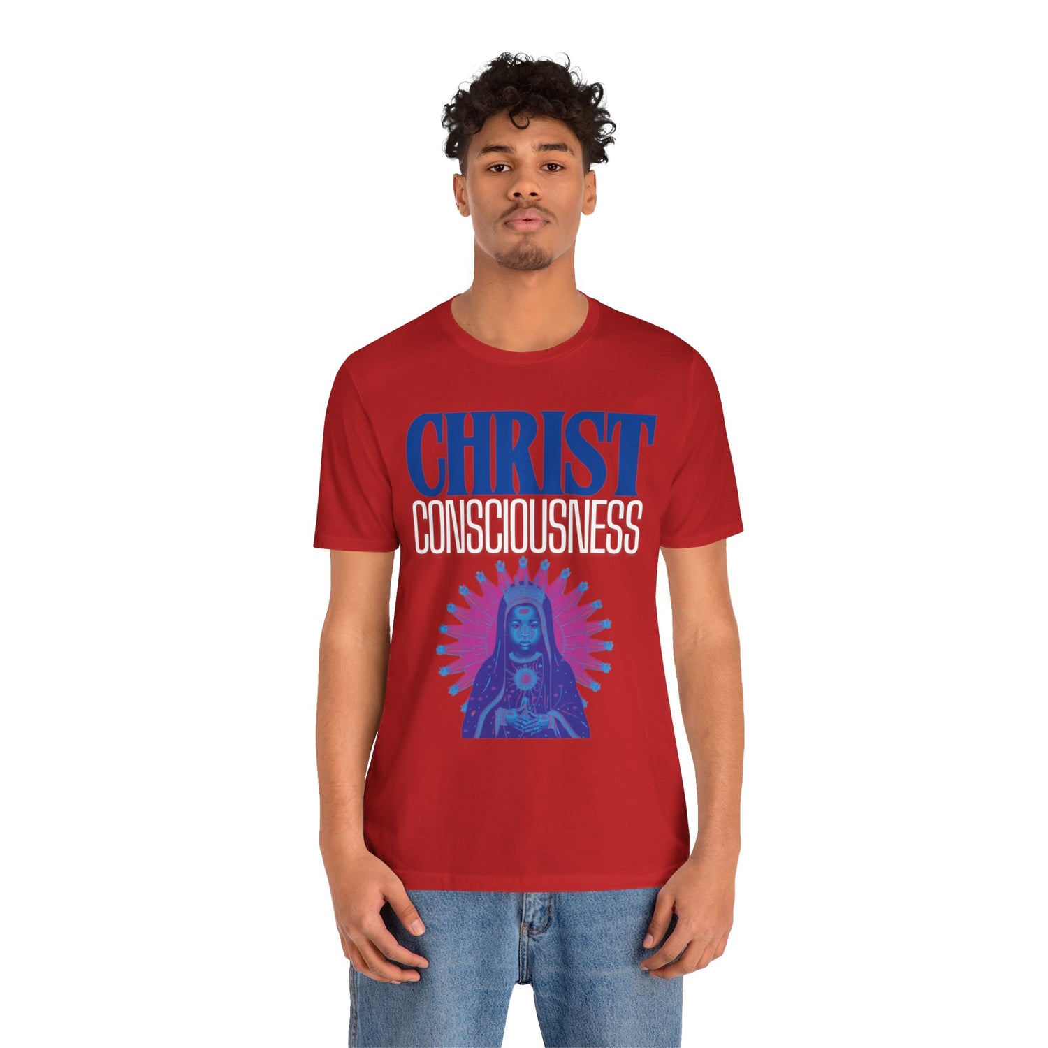 Christ Consciousness - Black Baby Jesus Unisex Short Sleeve Tee