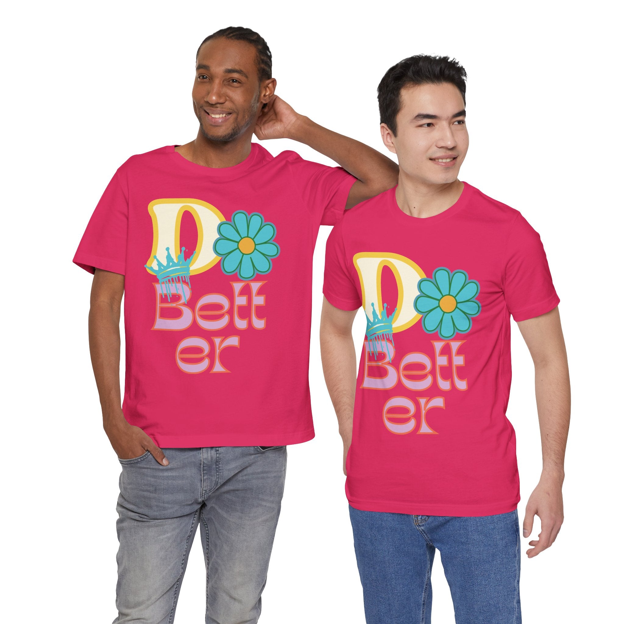 Do Better Hippie Vibe Floral Short Sleeve Tee