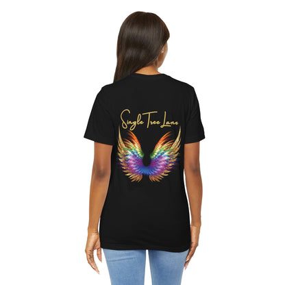 I am Love Angel Wings Short Sleeve Tee