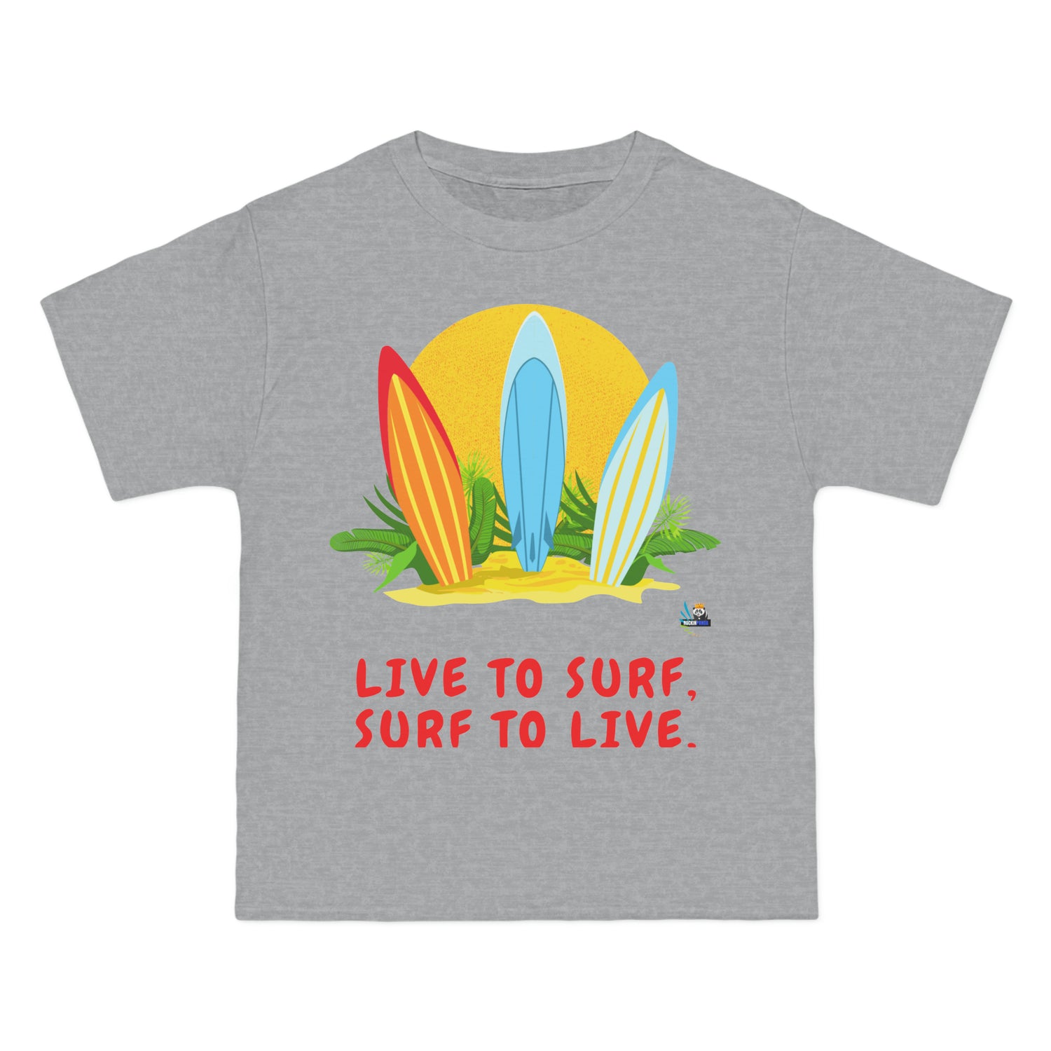 Camiseta pesada Live to Surf