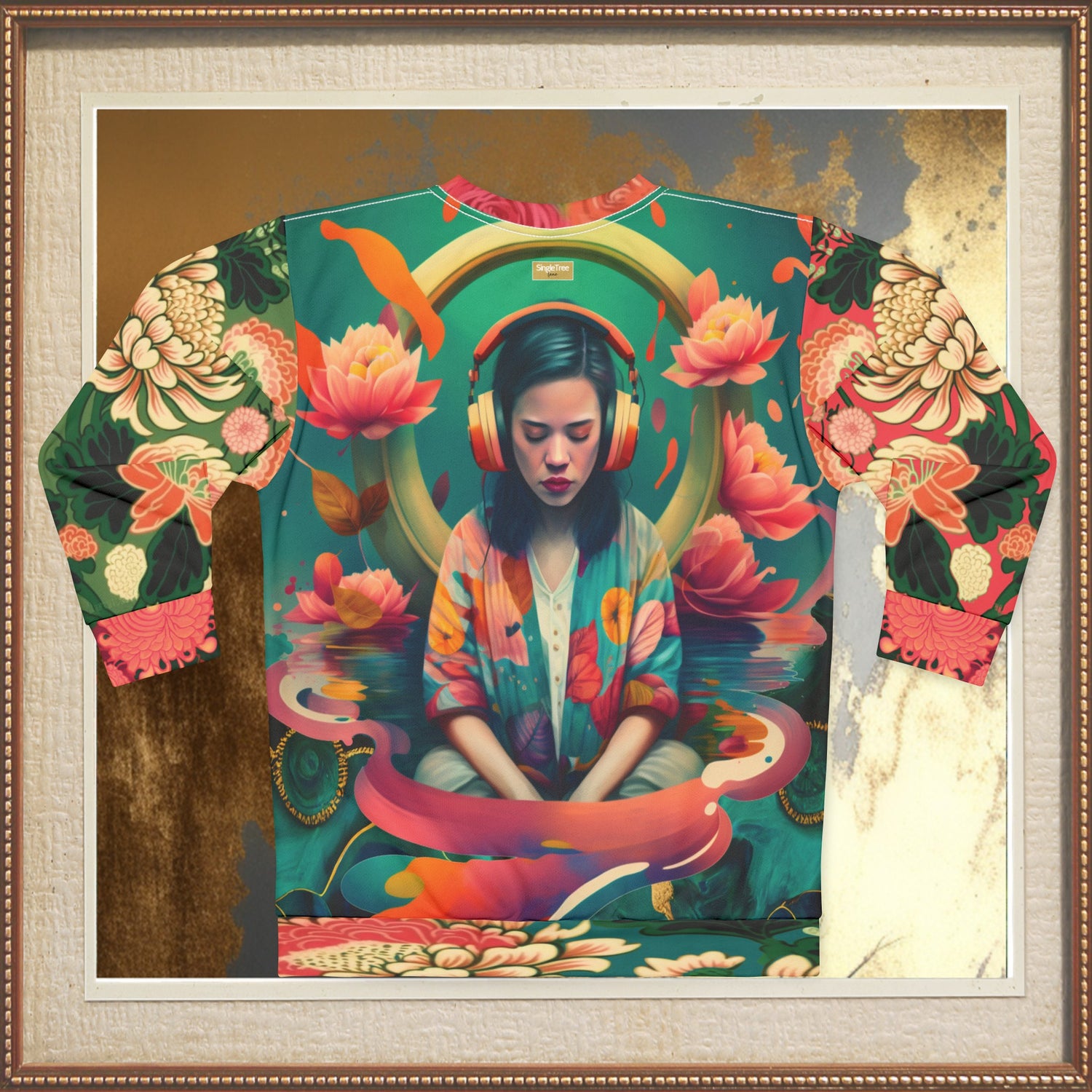 Meditation in Stereo Unisex Sweatshirt