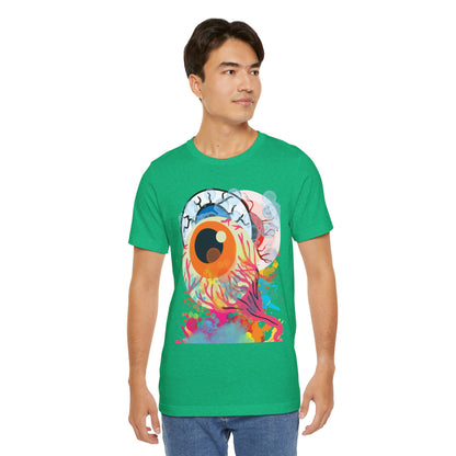 Eyes in Abstract Unisex Short Sleeve Tee