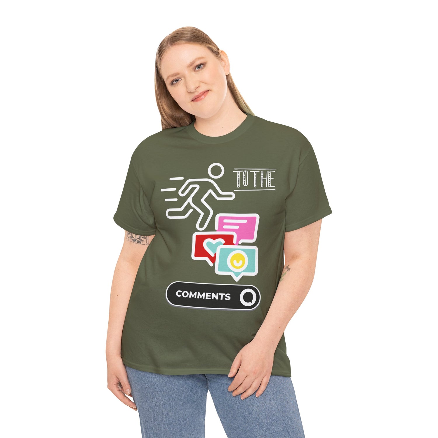Straight to the Comments Heavyweight Unisex Tee