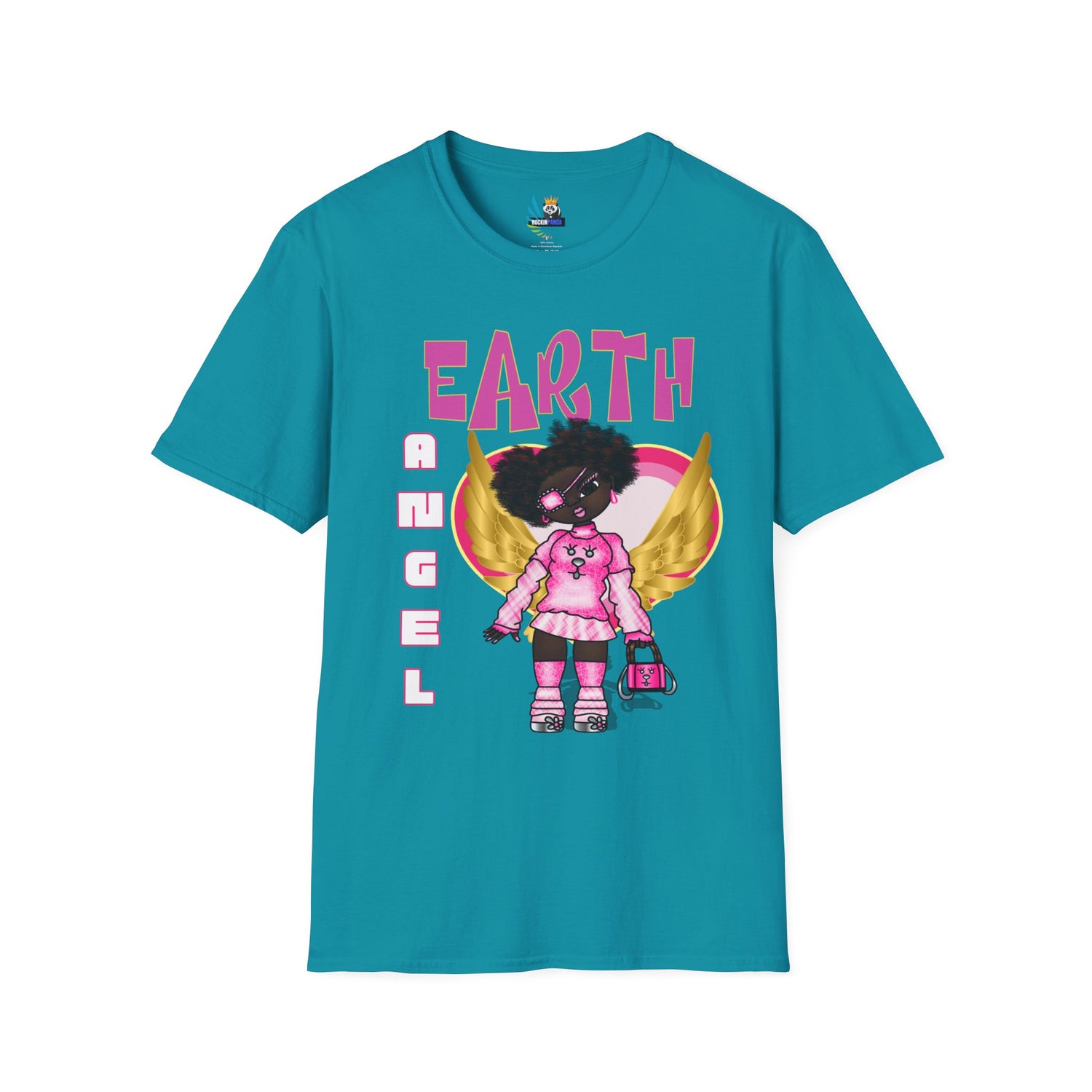 Earth Angel Natural Hair Edition Unisex Softstyle T-Shirt