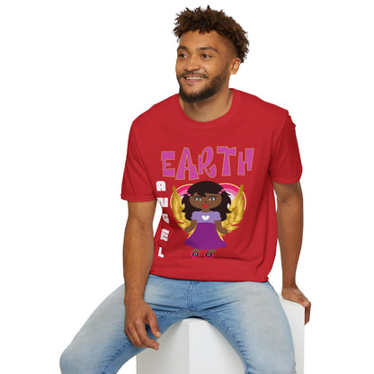 Earth Angel Black Girl Magic Unisex Softstyle T-Shirt