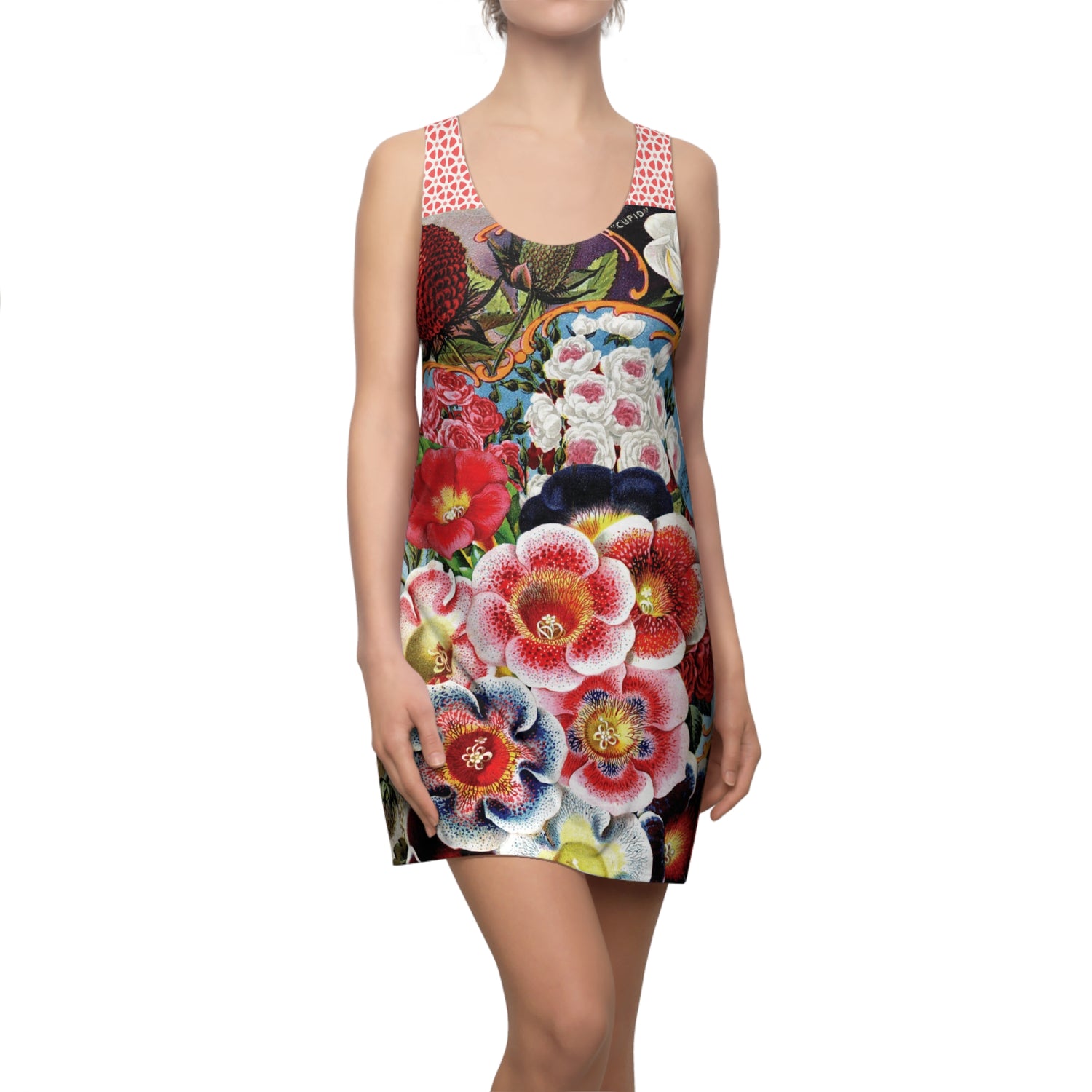 The Papaver Vintage Floral Racerback Dress