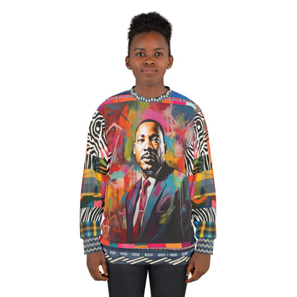 MLK Jr Dream Pop Art  Unisex Sweatshirt (Gold Label)