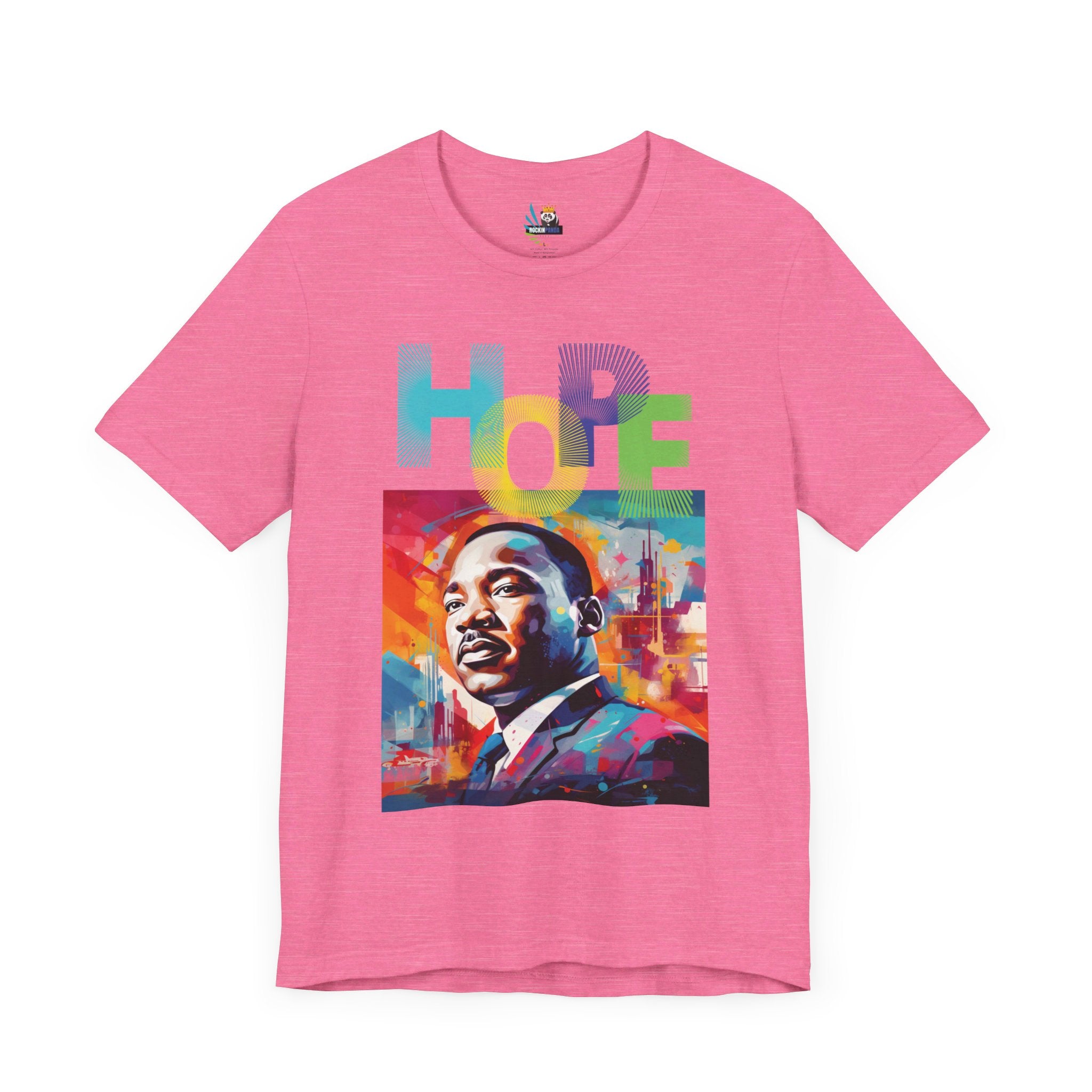 MLK Jr Hope Graffiti Art Unisex Short Sleeve Tee