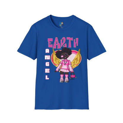 Earth Angel Natural Hair Edition Unisex Softstyle T-Shirt