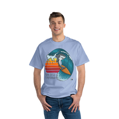 Camiseta de peso pesado Surf San Diego