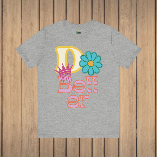 Do Better Hippie Vibe Floral Short Sleeve Tee