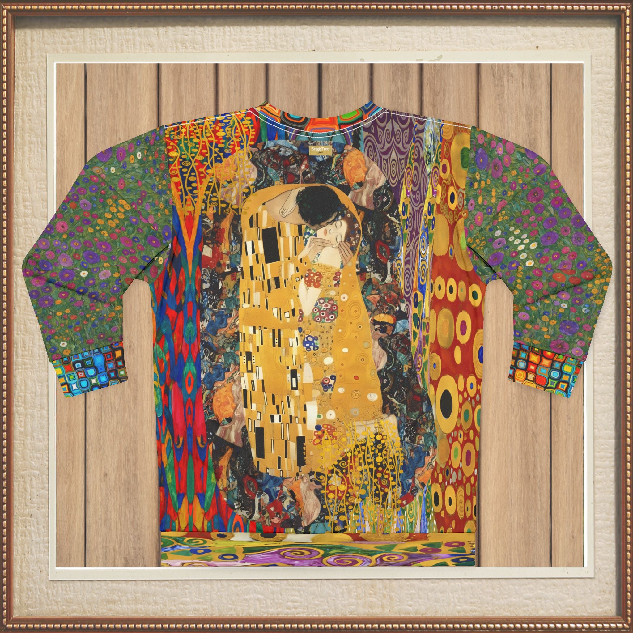 Give Me a Kiss Art Deco Print Unisex Sweatshirt (Gold Label)