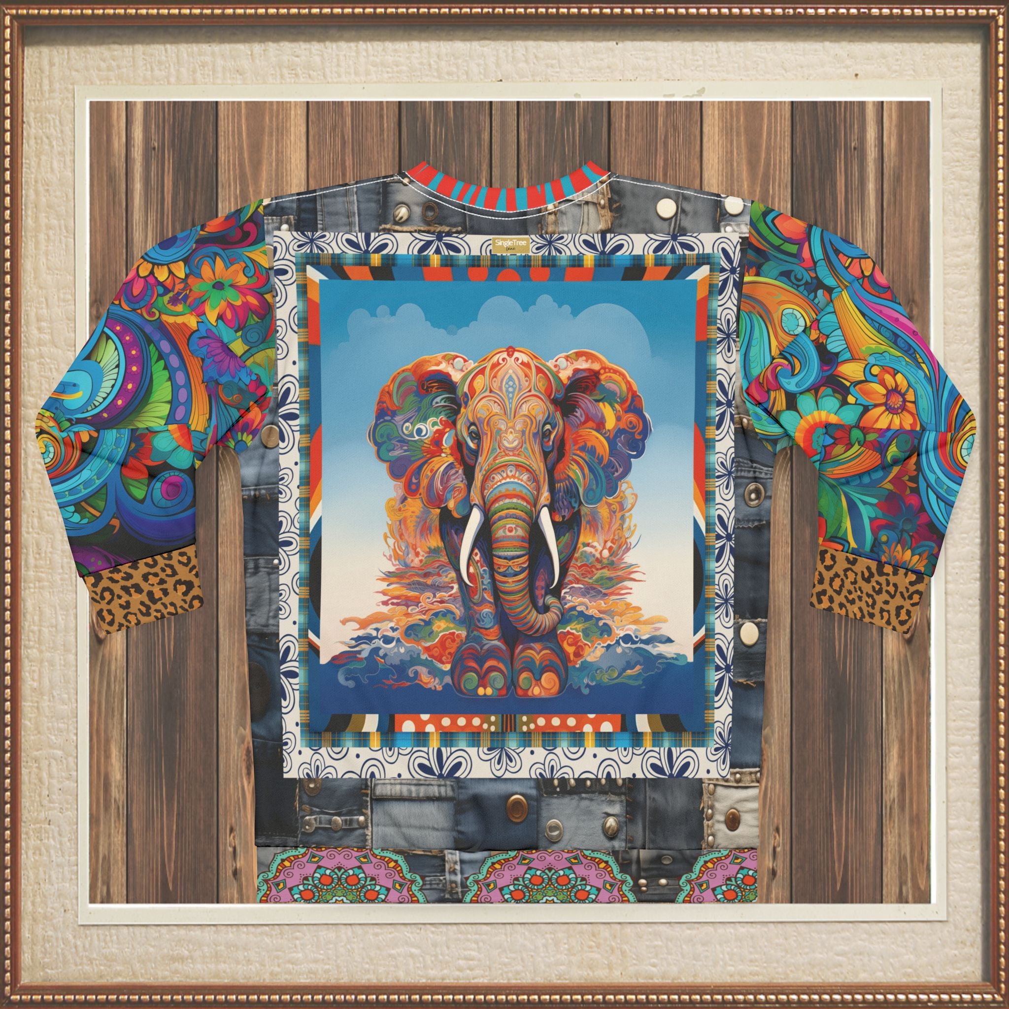 Elephant on Psychedelics Unisex Sweatshirt (Gold Label)