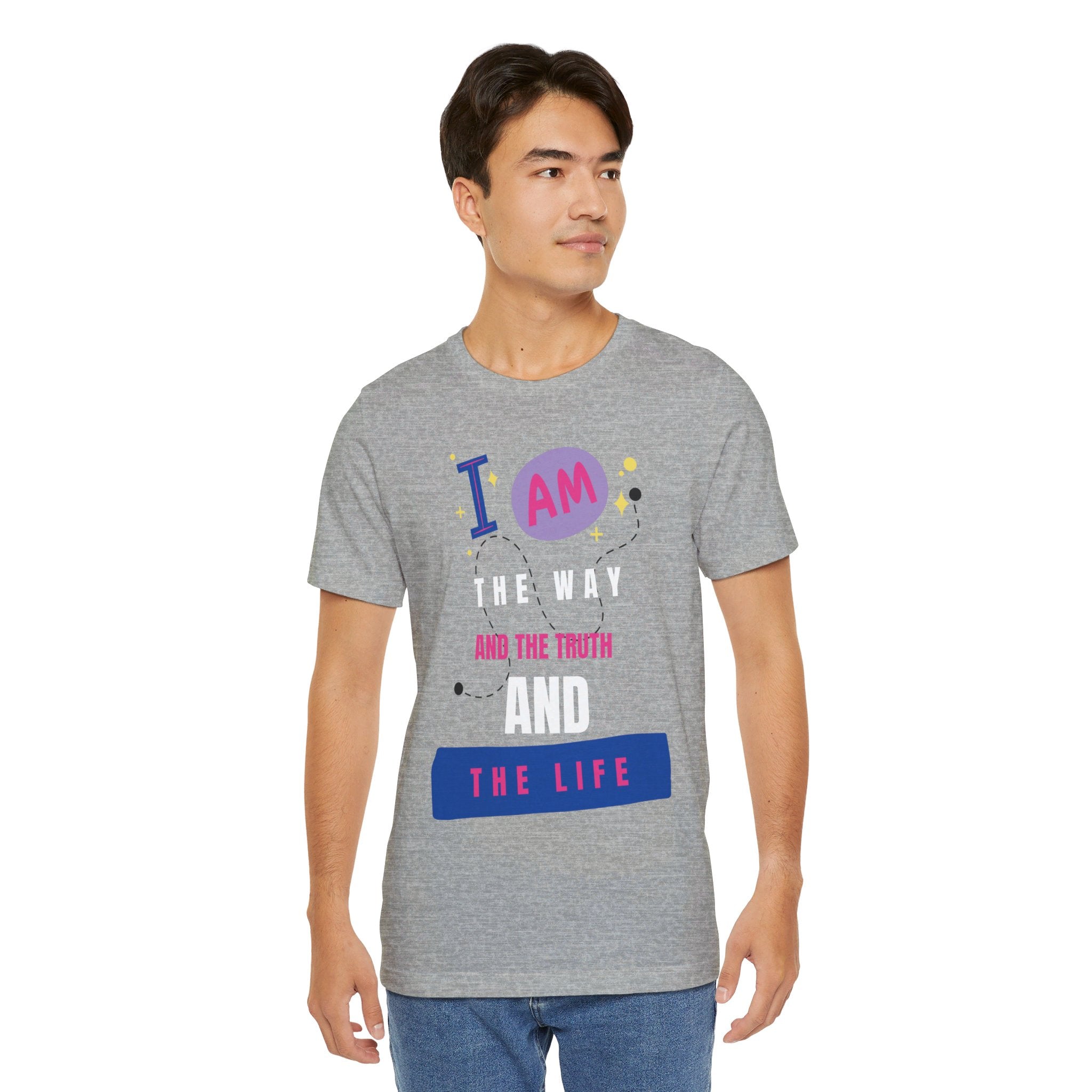 I Am the Way Faith-Based Unisex Short Sleeve Tee